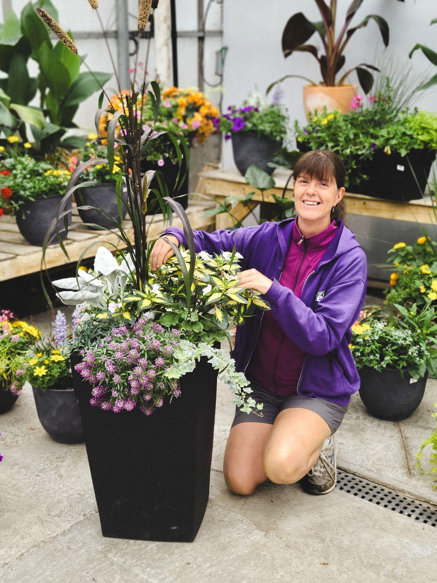Confection pot extérieur_ D'été